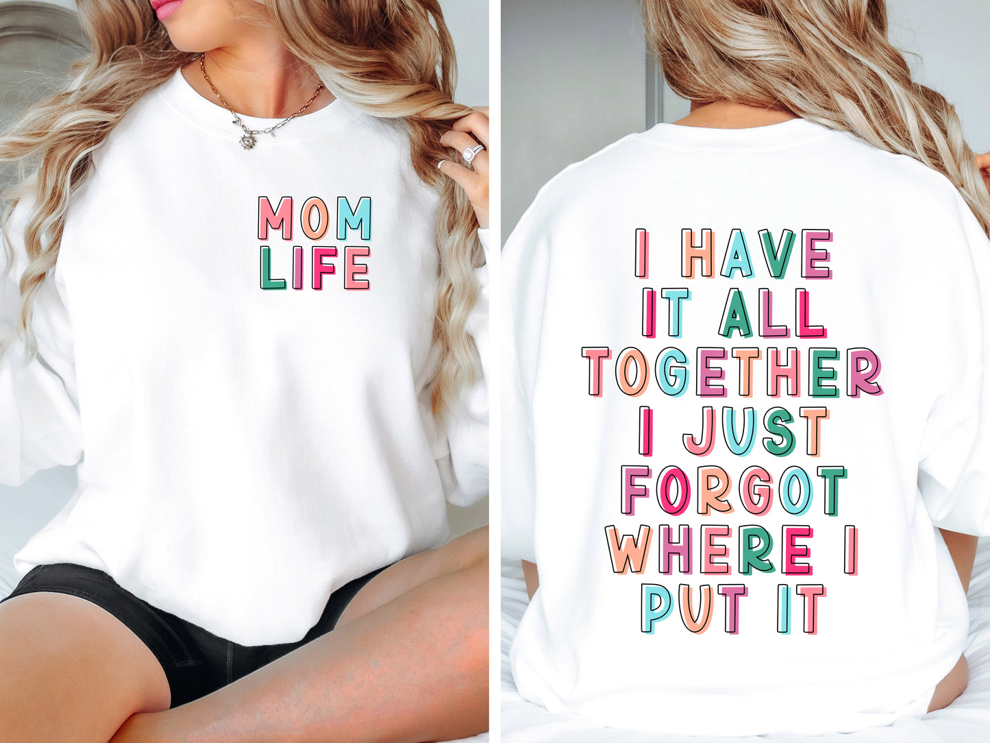 MOM LIFE crewneck