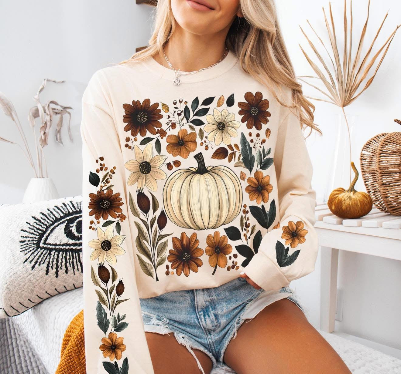 Boho Pumpkin w/ sleeves