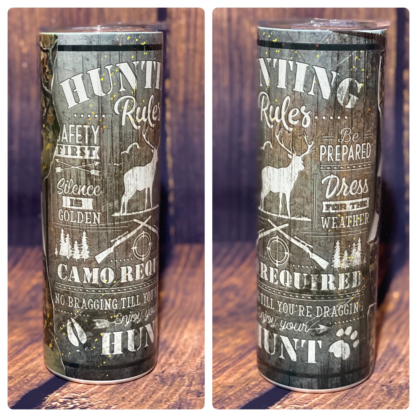 Hunting Rules tumbler