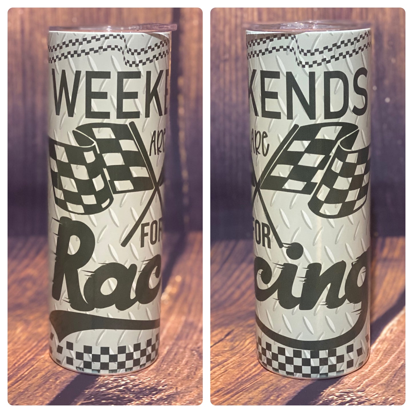 Racing Weekends tumbler