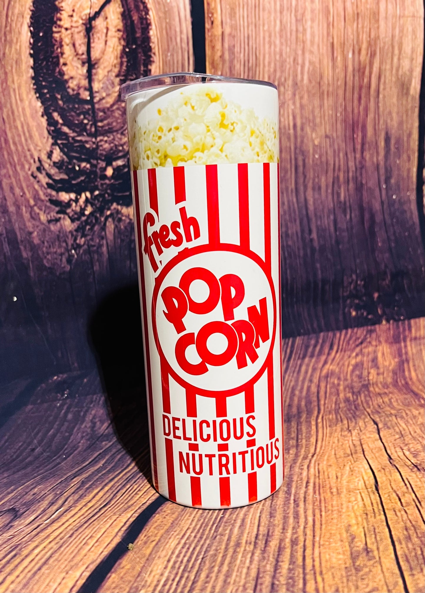 Popcorn tumbler