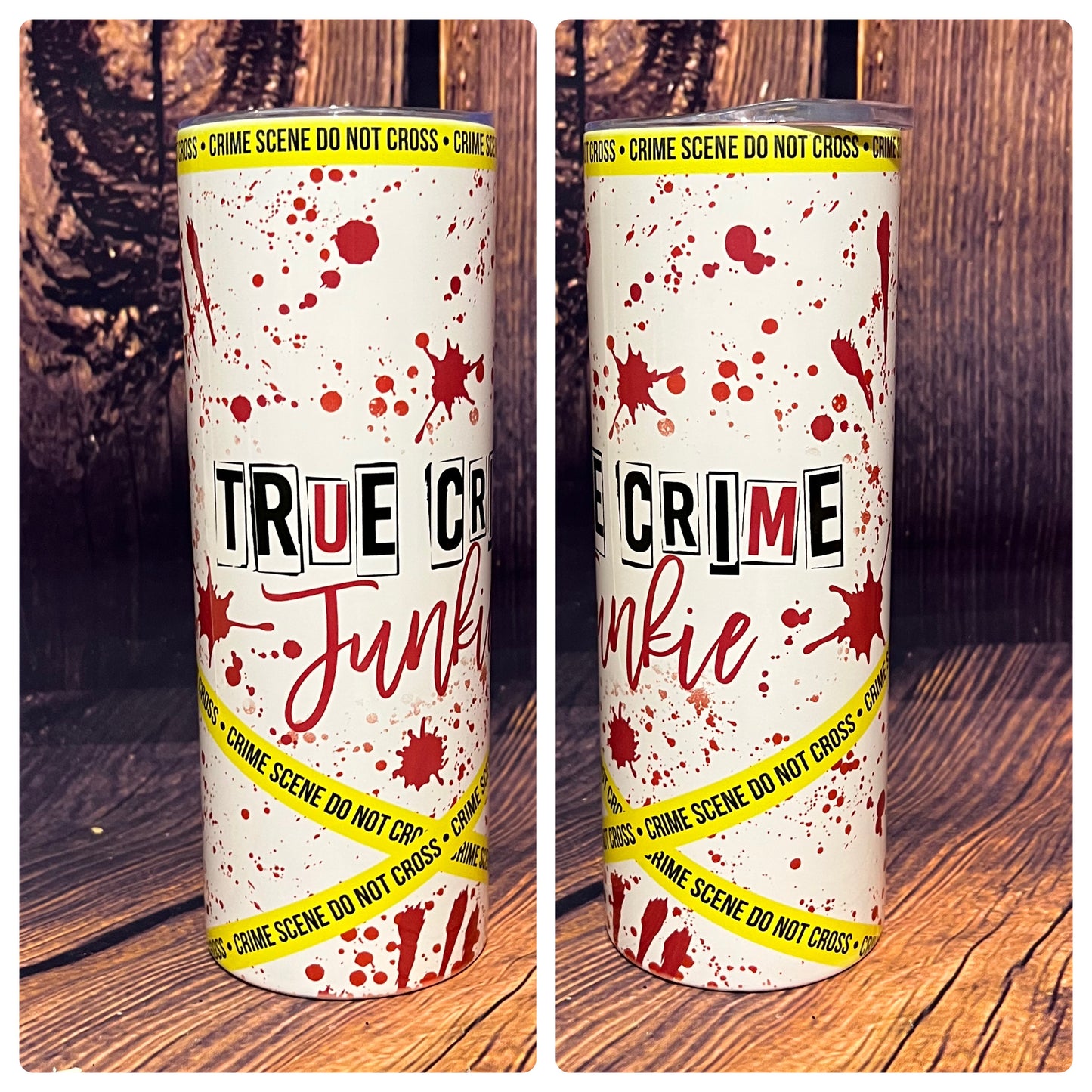 True Crime Junkie 2 tumbler