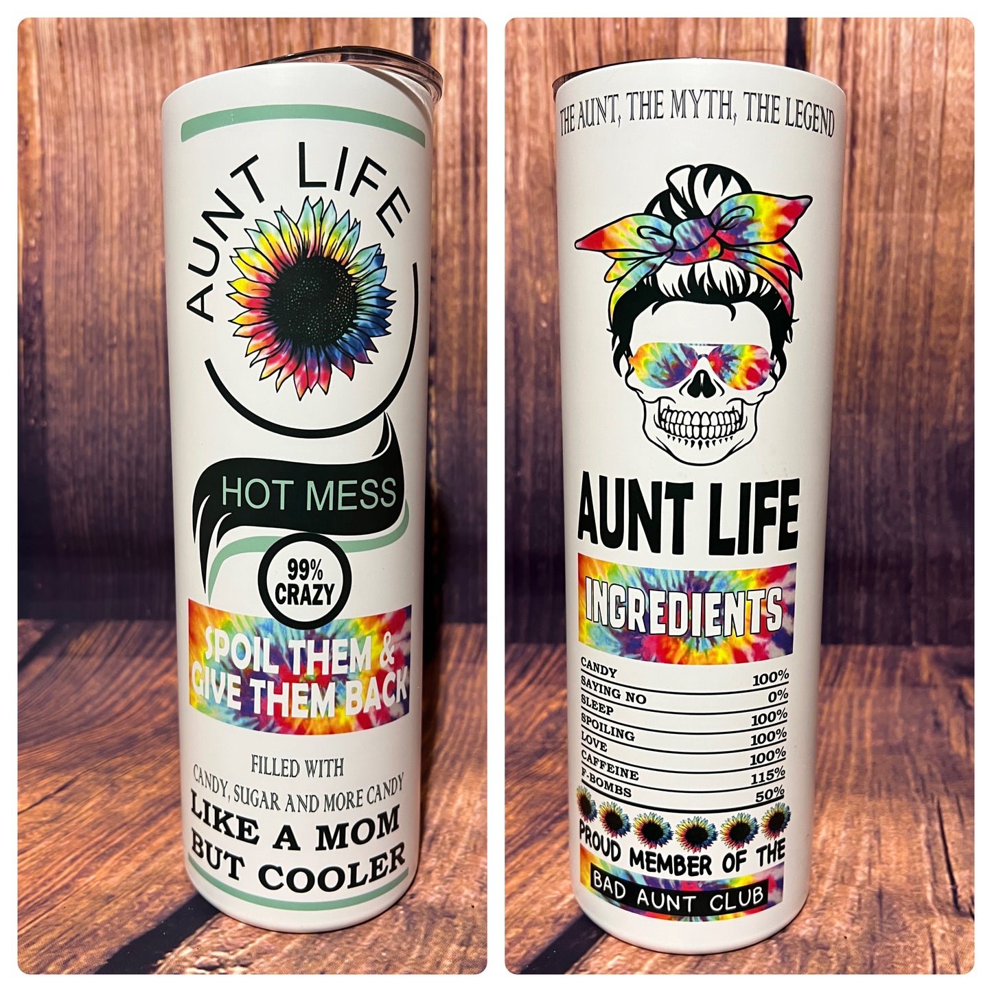 Aunt Life tumbler