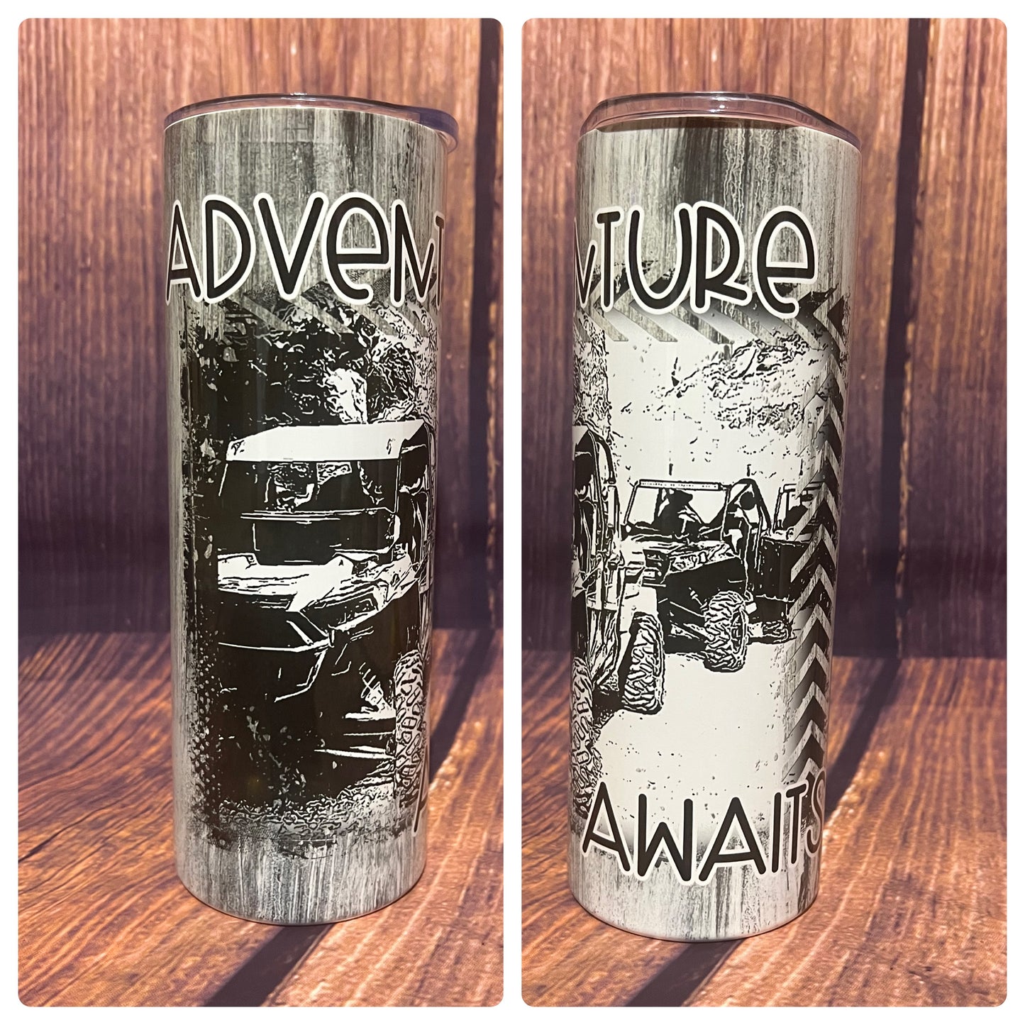 Adventure Awaits tumbler
