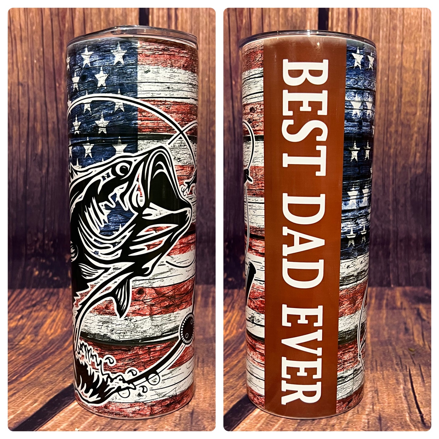 Best Dad Ever Fishing tumbler