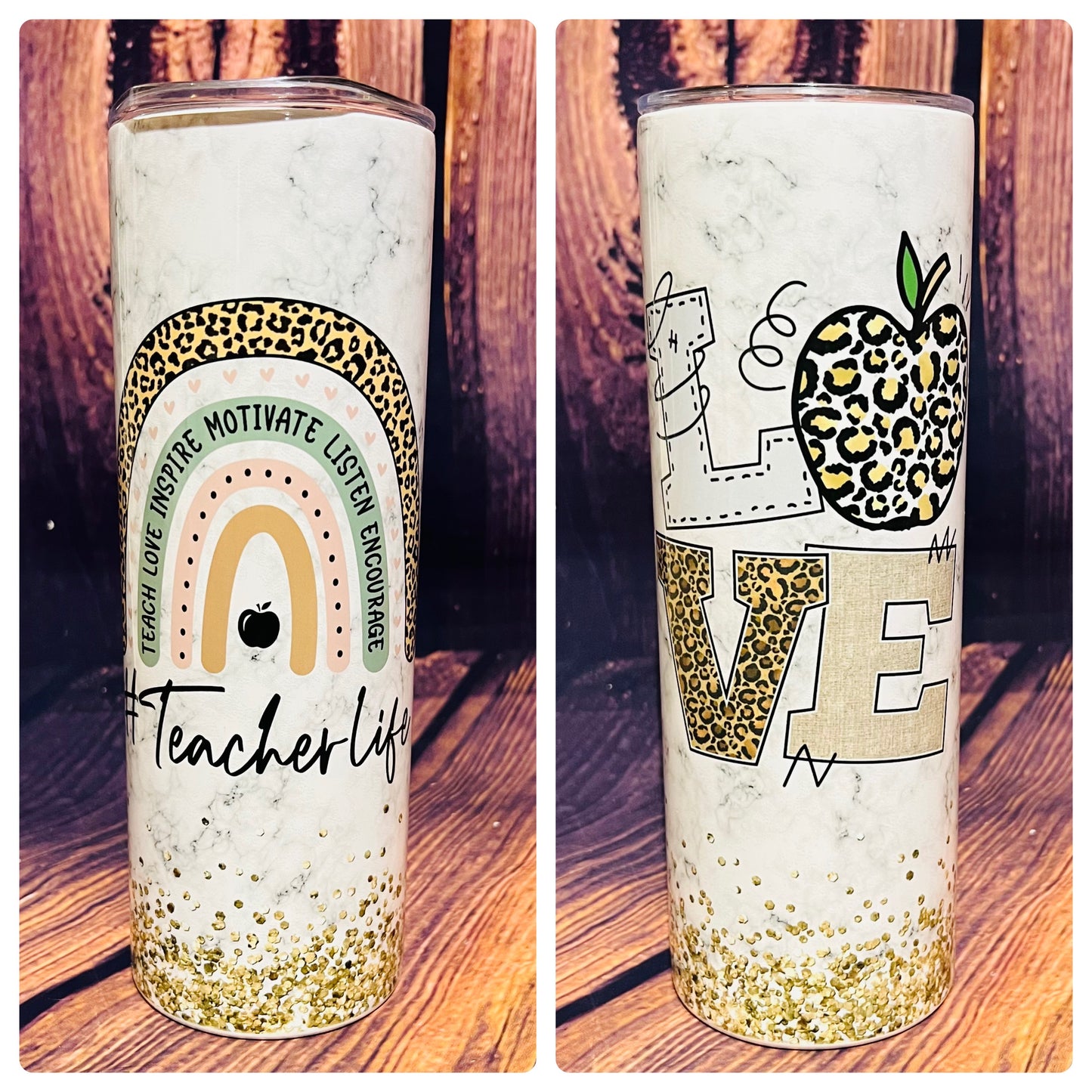 Teacher Love tumbler