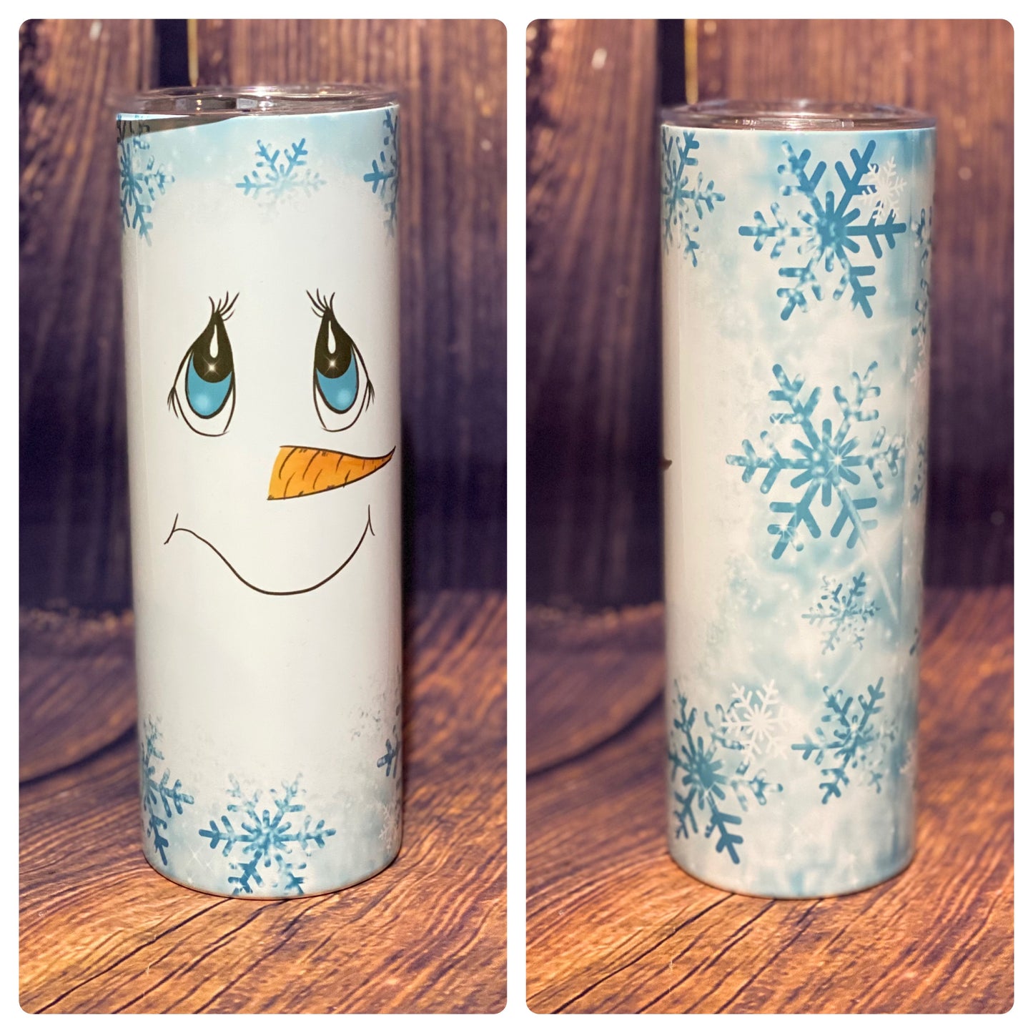 Snowman tumbler
