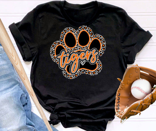 Tigers pawprint