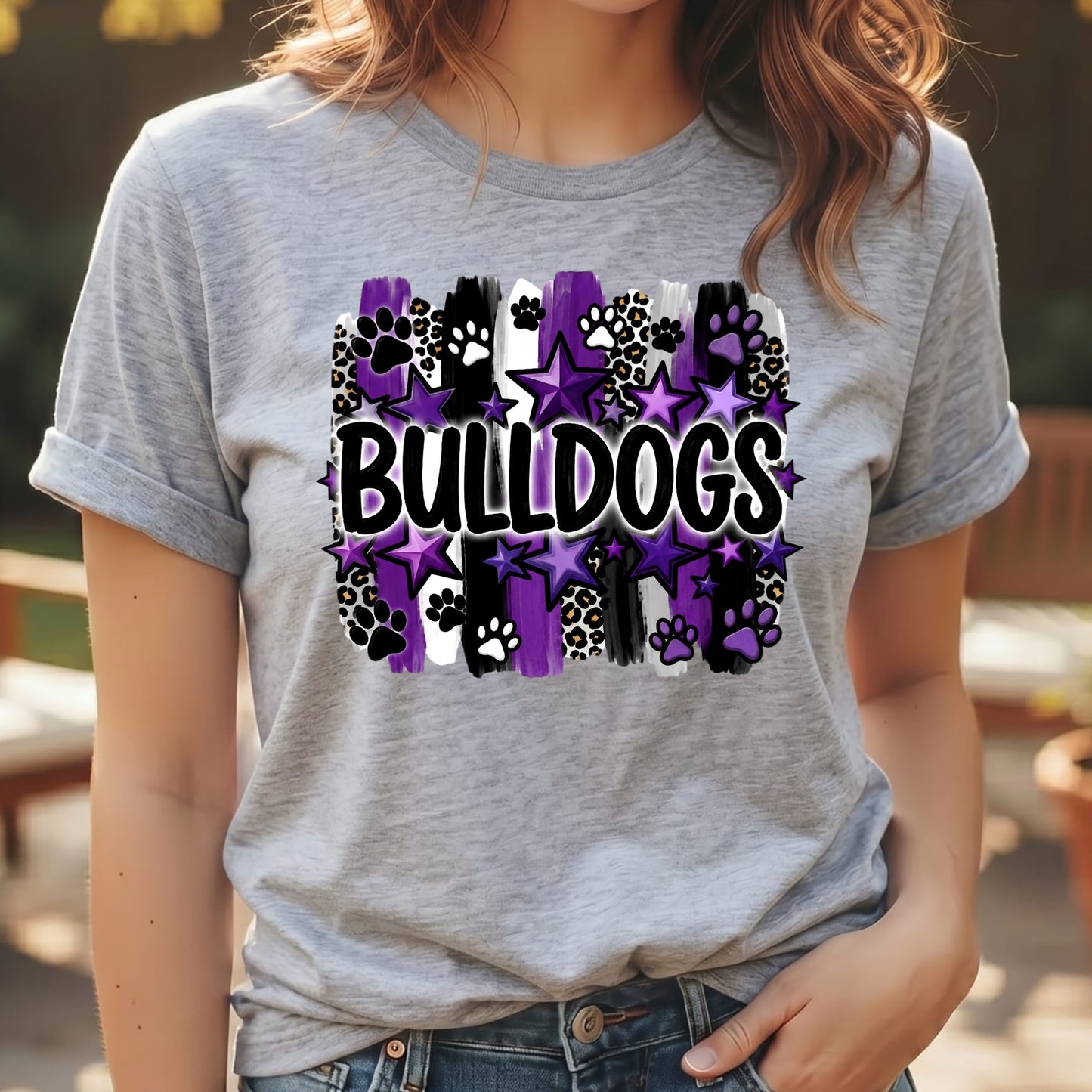Paint striped Bulldogs