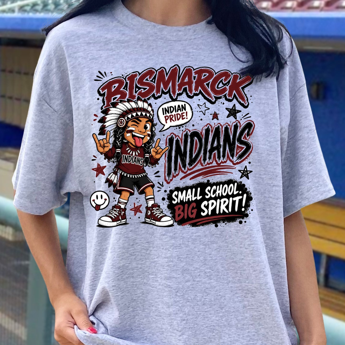 Cartoon spirit tee