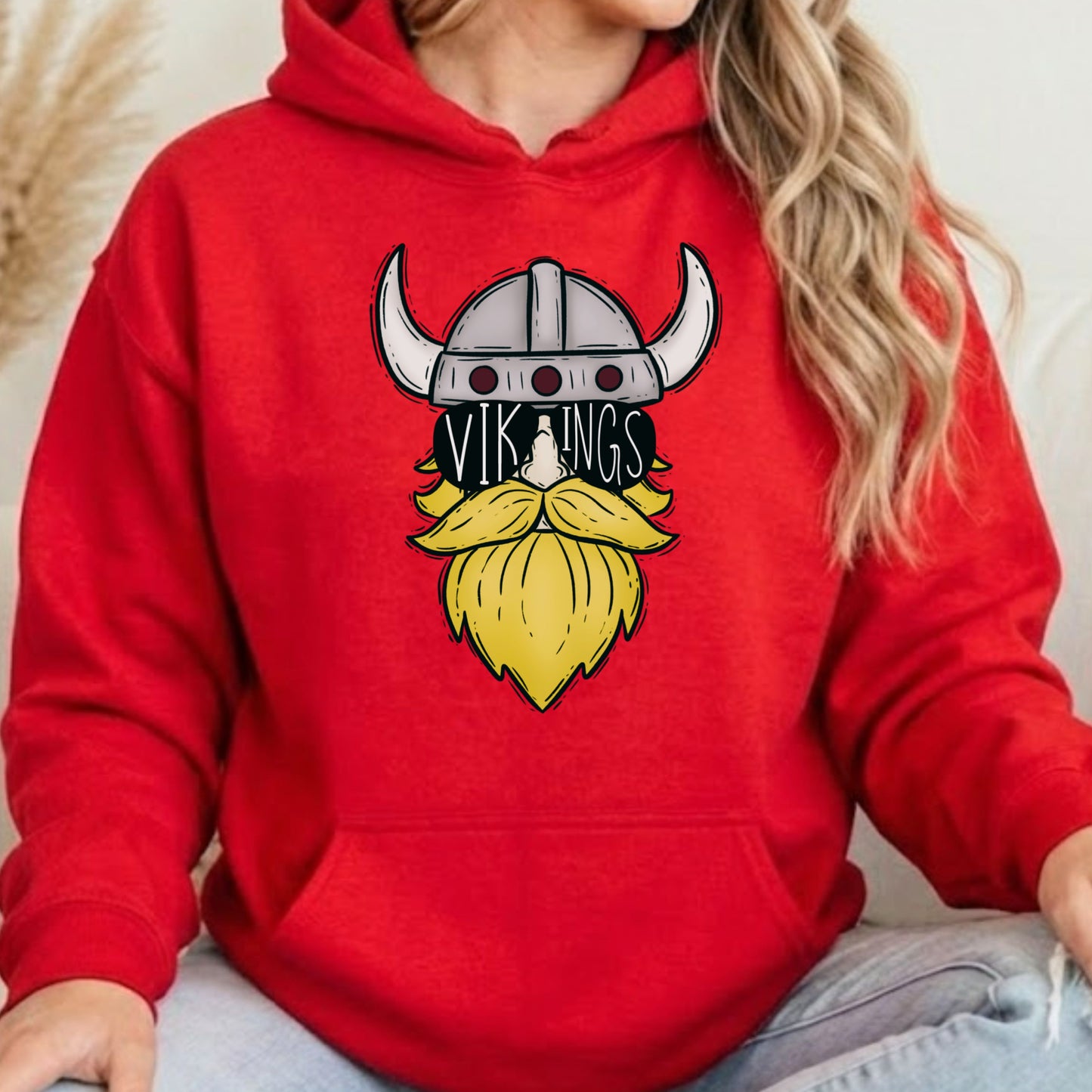 Vikings mascot hoodie