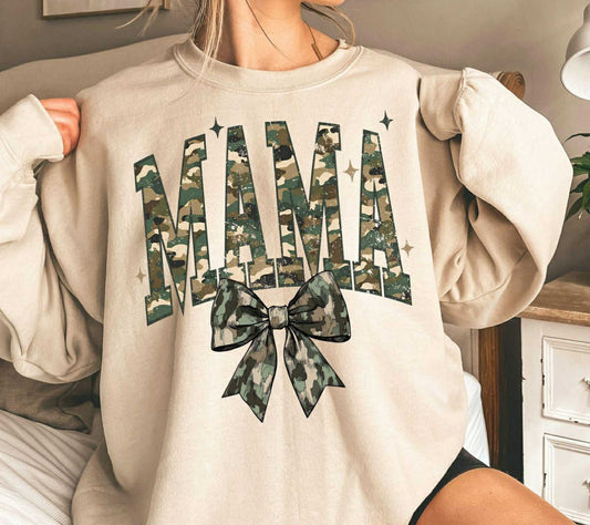 Camo bow Mama