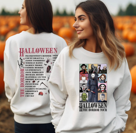 Halloween tour sweatshirt no