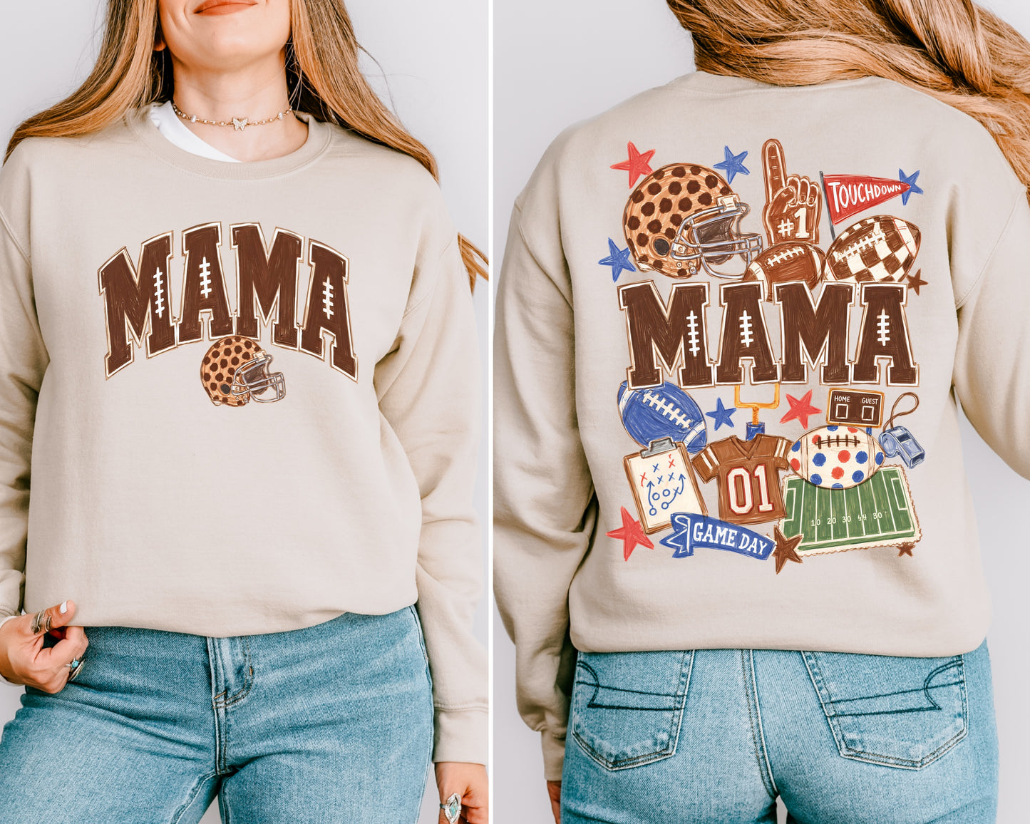 Preppy Football Mama