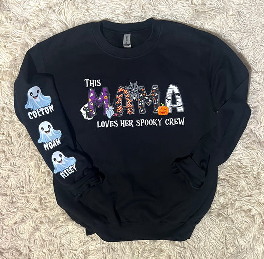 Spooky Crew sweatshirt PERSONALIZED