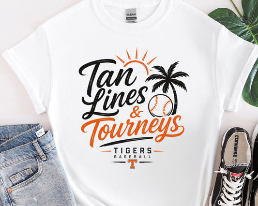 Tan Lines & Tourneys tee