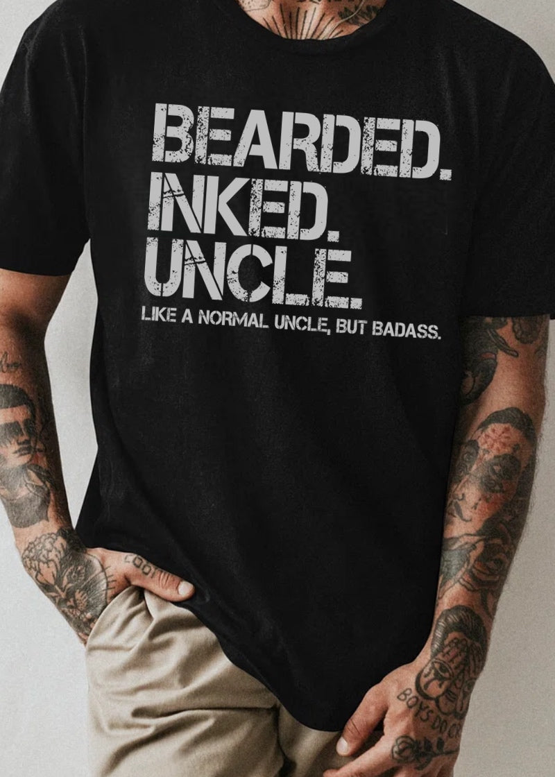 Bearded. Inked. Uncle.