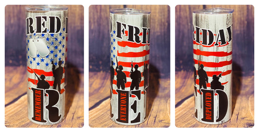 RED Friday tumbler