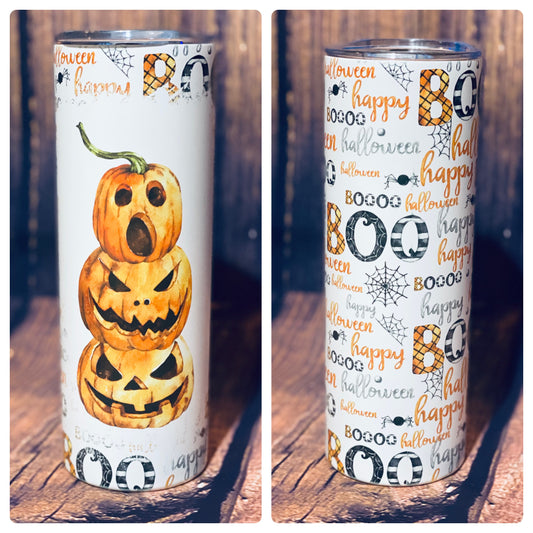 Boo Halloween tumbler