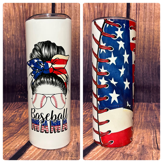 Baseball Mama tumbler