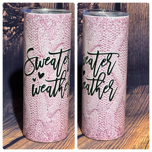 Sweater Weather tumbler