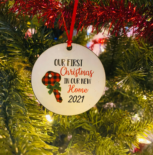 First Home 2021 ornament