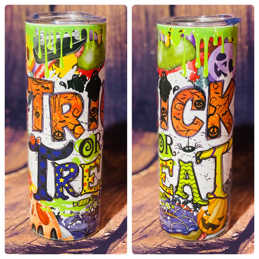 Trick or Treat tumbler