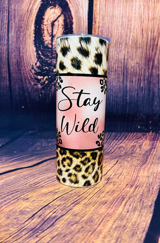 Stay Wild tumbler