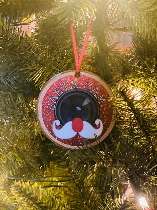 Santa Cam ornament