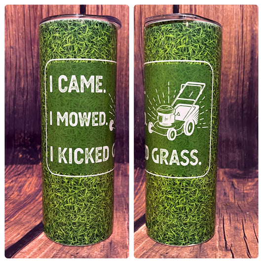 Kicked Grass tumbler