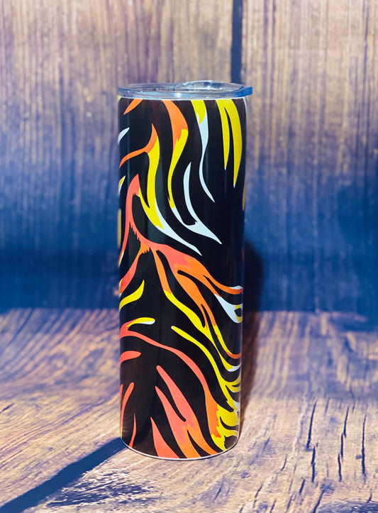 Tiger Stripes tumbler