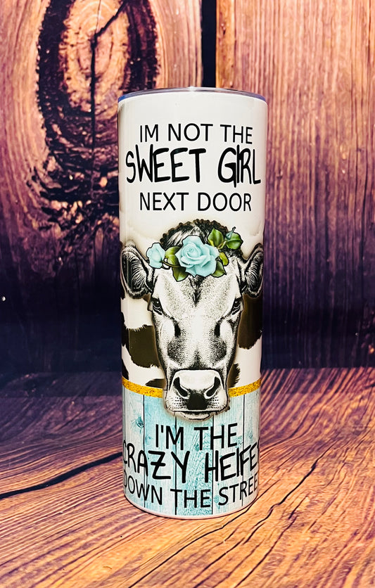 Crazy Heifer tumbler