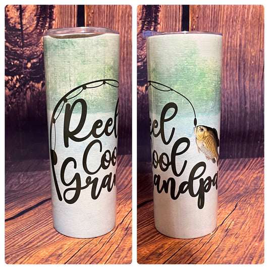 Reel Cool Grandpa tumbler